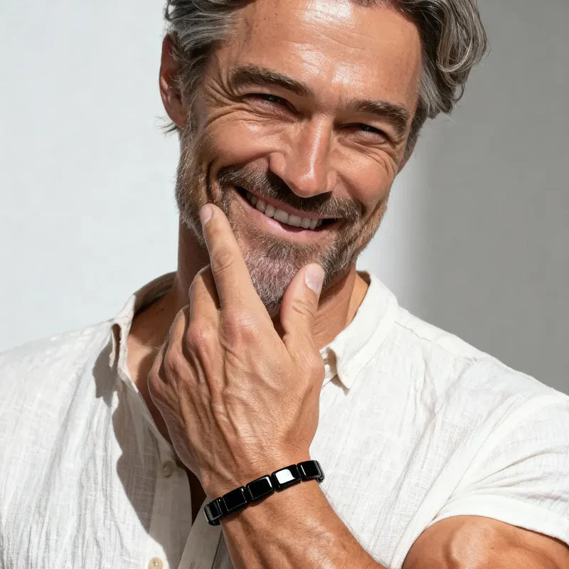 KORVOS BRACELETE HEMATITA
