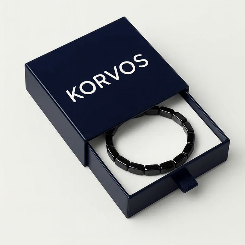 KORVOS BRACELETE HEMATITA